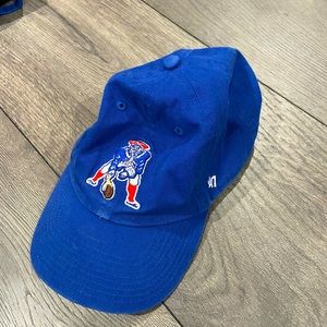 New England Patriots old logo blue adjustable hat 🔥
